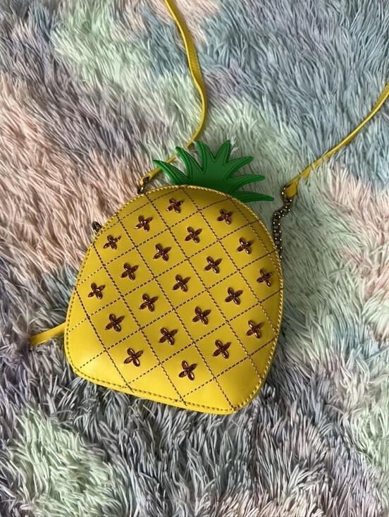 kate spade Handbags - Kate Spade How Refreshing Pineapple Crossbody Bag leather 14 k gold plate